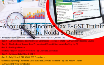 Accounting Course in Delhi, 110040, NCR by SLA. GST